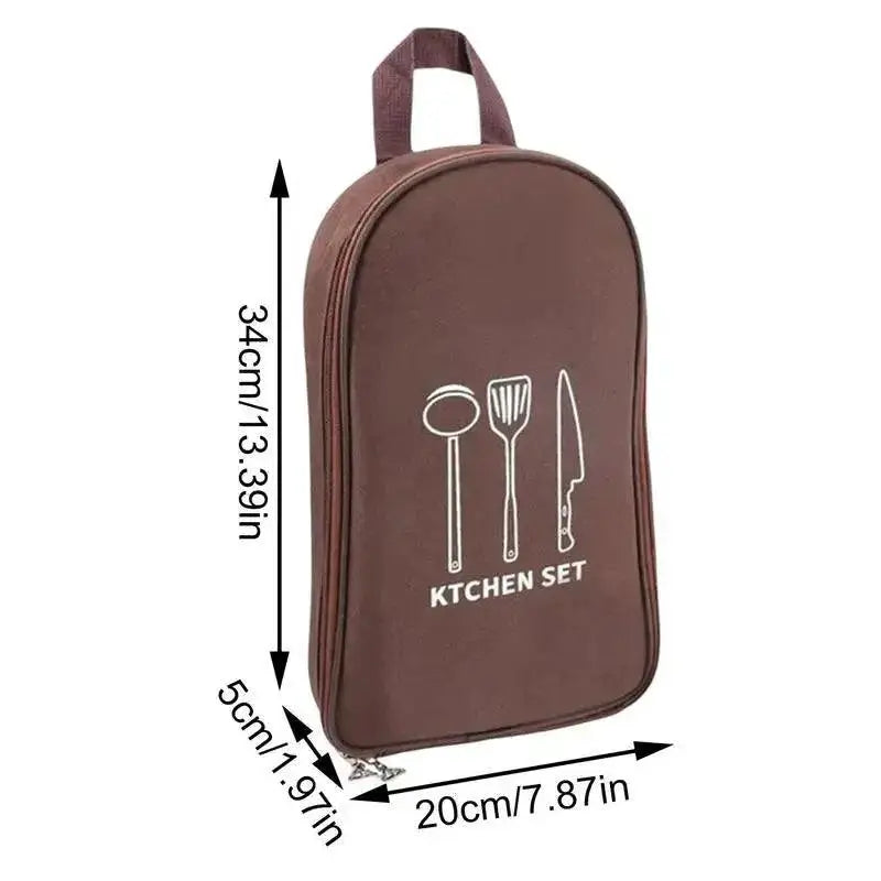 Large Capacity Camping Utensil Organizer Bag For Travel