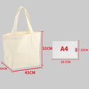 Eco Canvas Tote Bag for Grocery Shopping