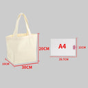 Eco Canvas Tote Bag for Grocery Shopping