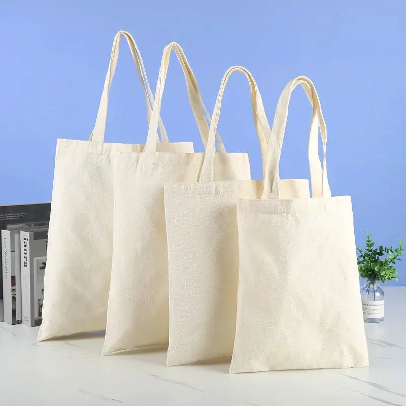 Large Capacity Canvas Tote Bag Eco Friendly Reusable Grocery Shopping Bag