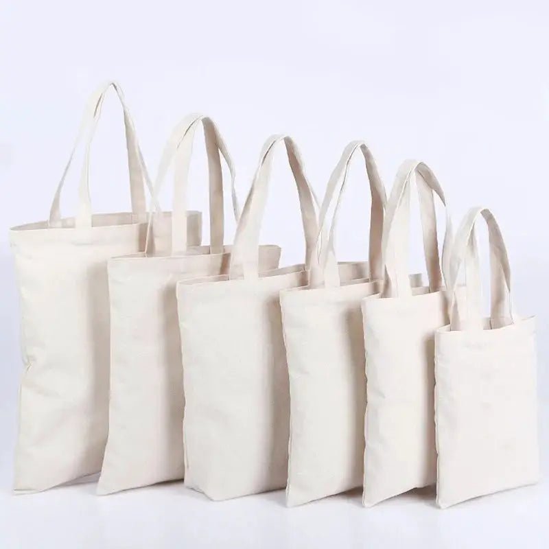 Large Capacity Canvas Tote Bags With DIY Painting Pattern Eco Friendly Shopping