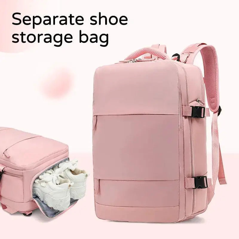 Large Capacity Womens Travel Backpack Multi Function Bag