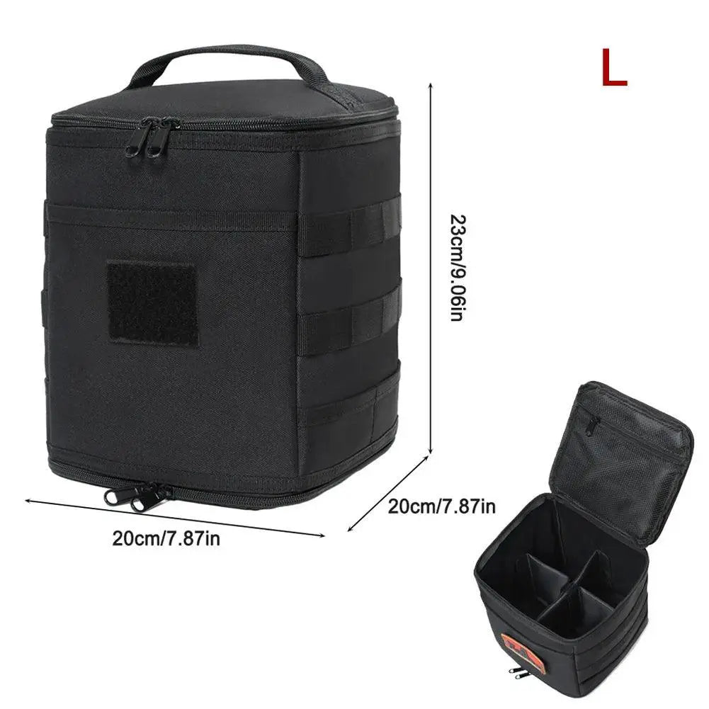 Secure Gas Tank Organizer for Camping — Khaki