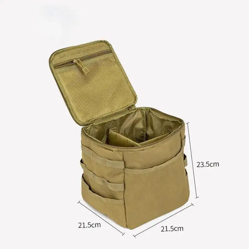 Large Capacity Outdoor Camping Tool Bag for Gas Canisters