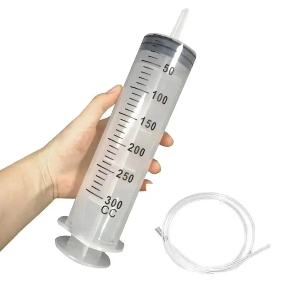Large Capacity Pet Feeding Syringe 1.3m Hose For Hydroponics