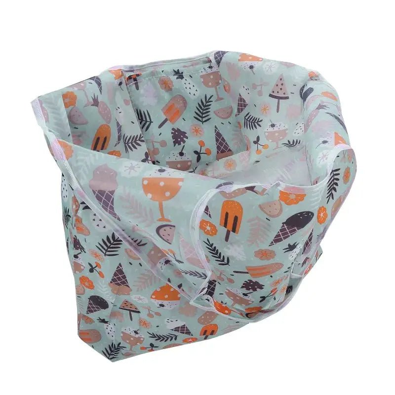 Large Capacity Reusable Grocery Bags Foldable Tote Eco Friendly, Portable