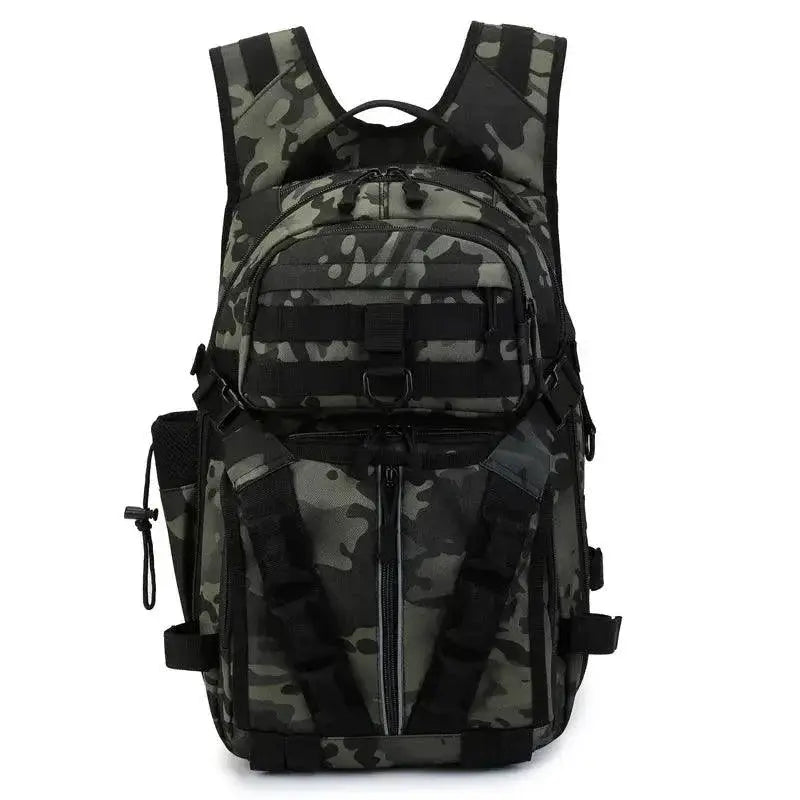 Large Capacity Tactical Fishing Backpack For Outdoor Use