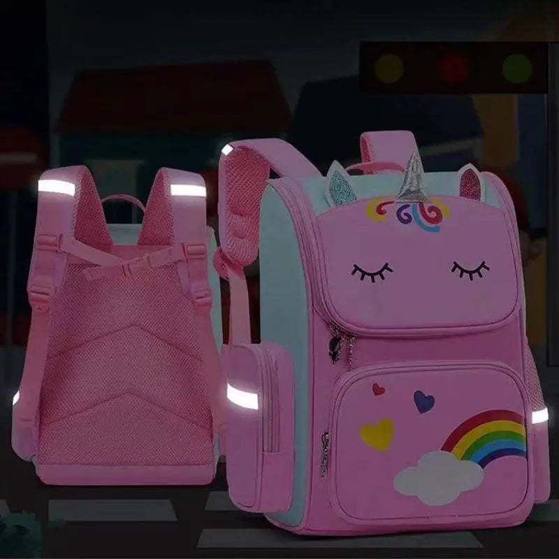 Large Capacity Waterproof Unicorn Backpack For Girls