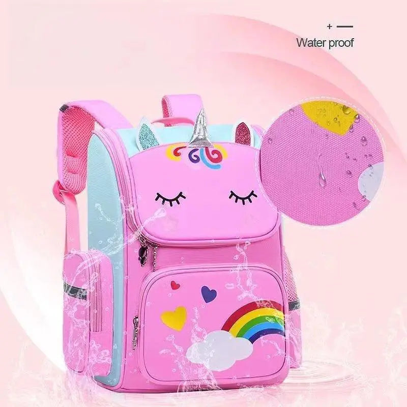 Large Capacity Waterproof Unicorn Backpack For Girls