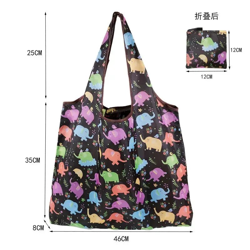 Large Foldable Reusable Shopping Bags Heavy Duty Washable Eco Friendly Totes