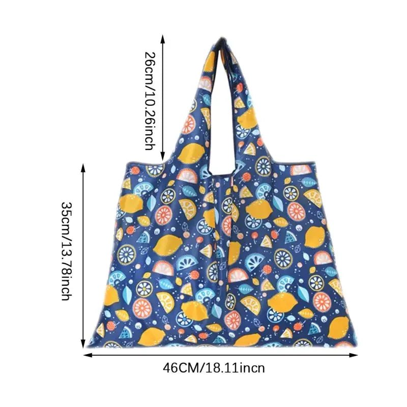 Large Reusable Grocery Bags Foldable Nylon Washable Heavy Duty Zero Waste