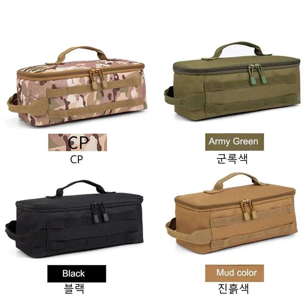 Large Tactical Camping Organizer Bag With Double Zippers