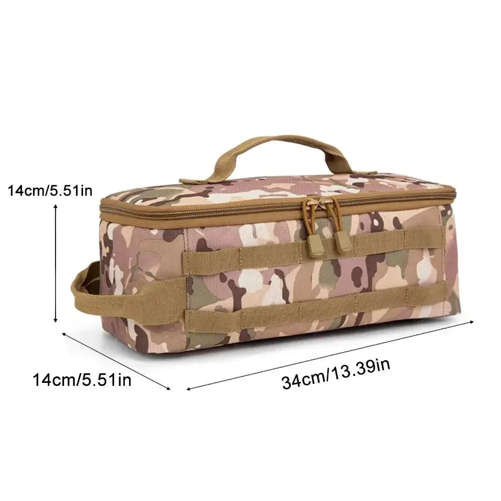 Large Tactical Camping Organizer Bag With Double Zippers