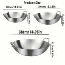 Heavy Duty Wok for Pro Kitchens Stir Fry