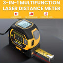 Laser Digital Rangefinder Steel Tape Measure Achieve Precision