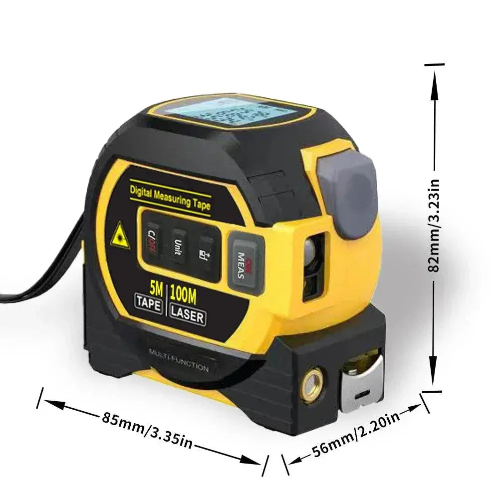 Laser Digital Rangefinder Steel Tape Measure For Precision