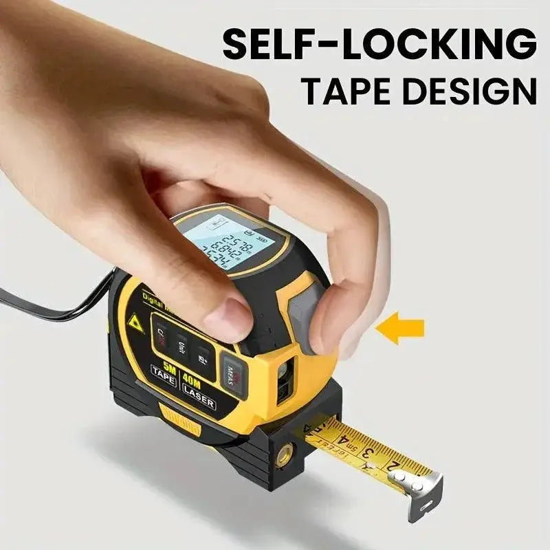 Laser Digital Rangefinder Steel Tape Measure For Precision
