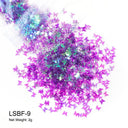 Laser Star Holographic Nail Art Sequins Sparkly DIY Kit