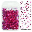 Laser Star Holographic Nail Art Sequins Sparkly DIY Kit