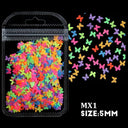 Laser Star Holographic Nail Art Sequins Sparkly DIY Kit