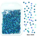 Laser Star Holographic Nail Art Sequins Sparkly DIY Kit