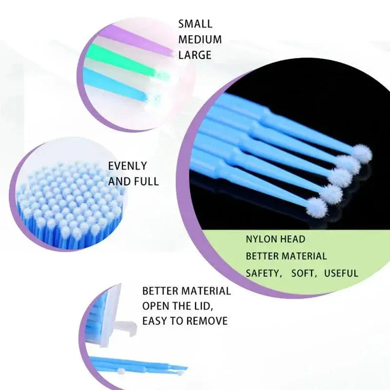 Lash Beauty Kit Precision Swabs for Easy Glue Removal