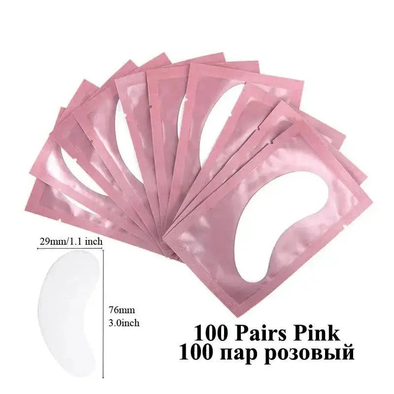 Lash Extension Eye Pads With Customizable Hues For Precision