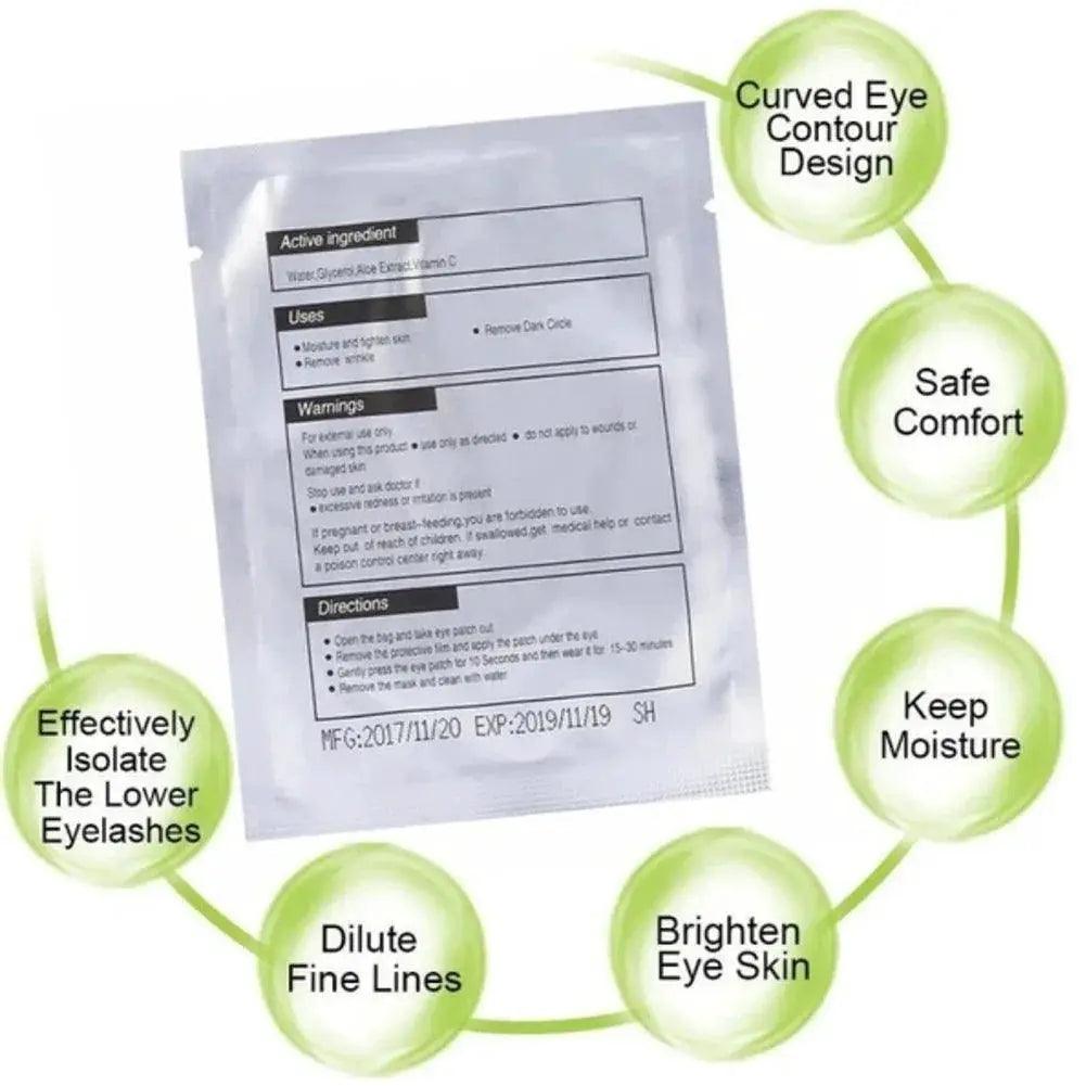 Lash Extension Eye Pads With Customizable Hues For Precision