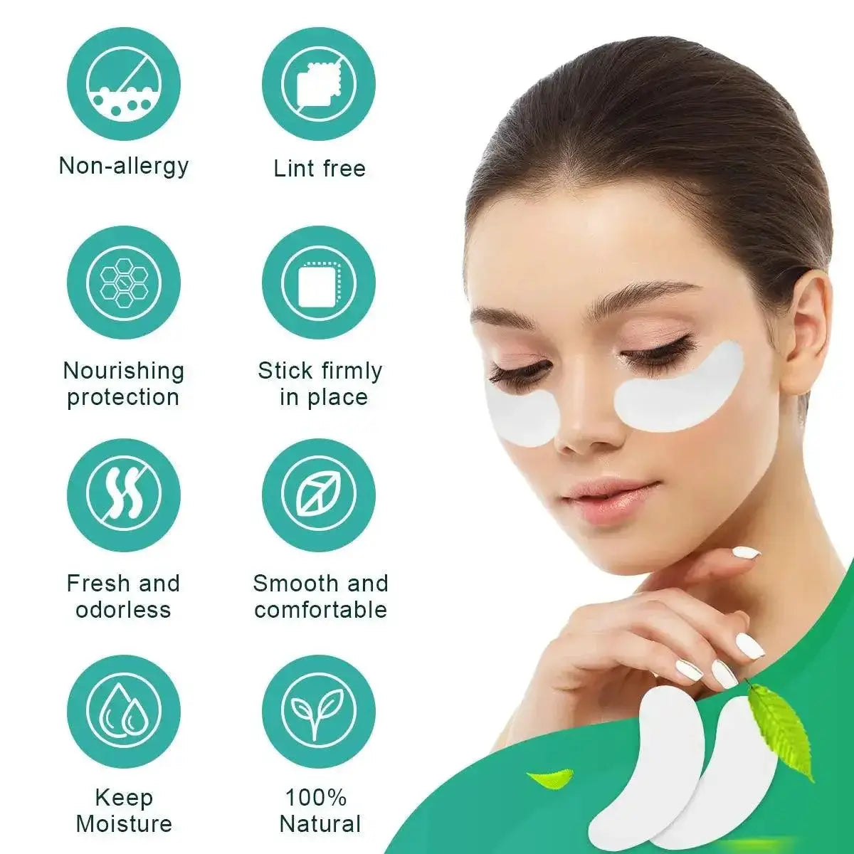 Lash Extension Eye Patches Hydrating Moisturizer Tool