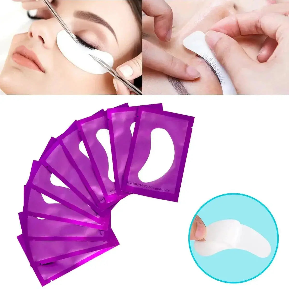 Lash Extension Eye Patches Hydrating Moisturizer Tool