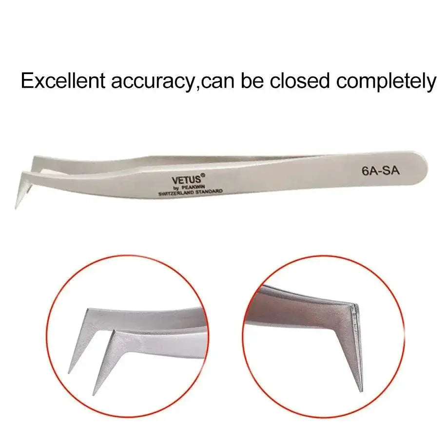 Lash Perfection Eyelash Extension Tweezers for Precision
