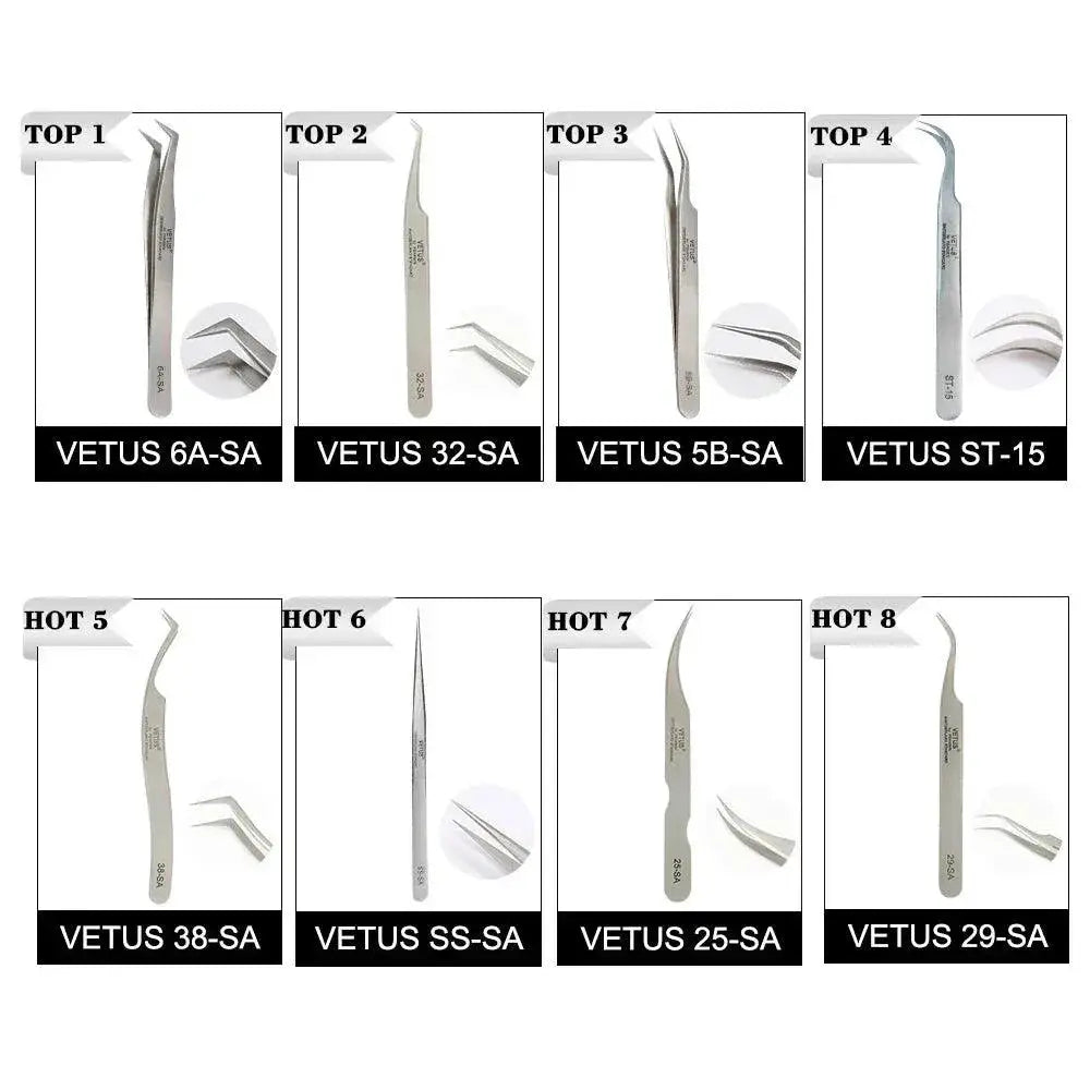 Lash Perfection Eyelash Extension Tweezers for Precision