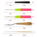 Latch Hook Crochet Needle Set for Hair Extensions Kit