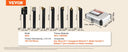 VEVOR 3/4/7 PCS Indexable Lathe Tool Holder Set Case Kit