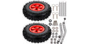 VEVOR 2Pcs Inflatable Boat Launching Wheel 227 KG Load Capacity