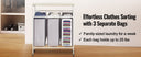 VEVOR 3/4-Section Laundry Sorter Cart With Ironing Board System