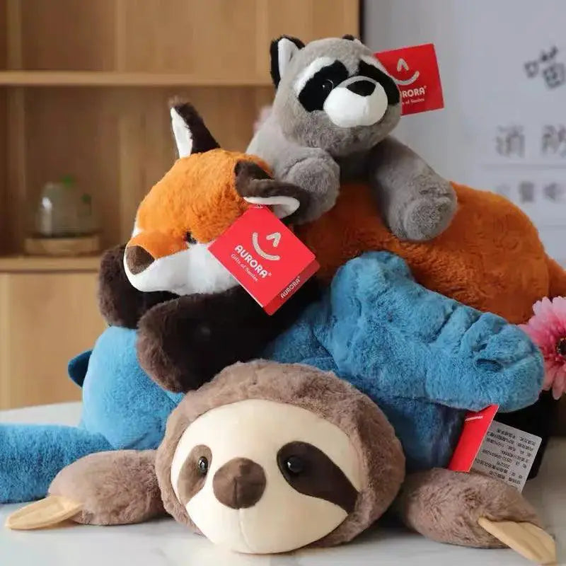 Lazy Fluffy Hair Stuffed Animals Plushie Collection Comfort