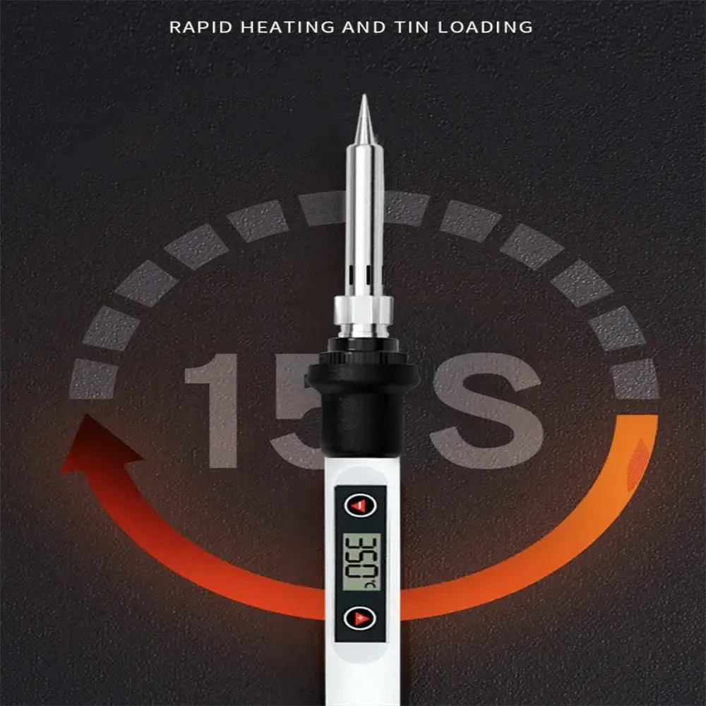 LCD Digital Soldering Iron Kit With Temperature Control