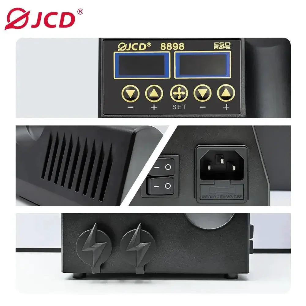 LCD Soldering Station Dual Functionality Precision Control
