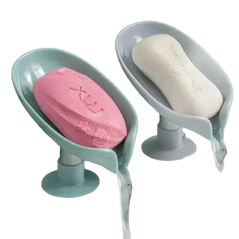 Keeps Soap Dry Leaf Shape Soap Box Tray — product view 1