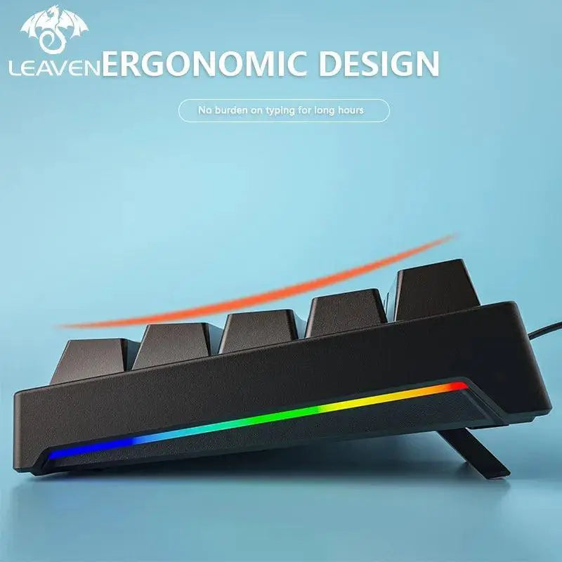 Leaven K620 Mechanical Keyboard RGB Gaming Experience