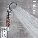 LED Anion Rainfall Shower Head Spa Experience Control