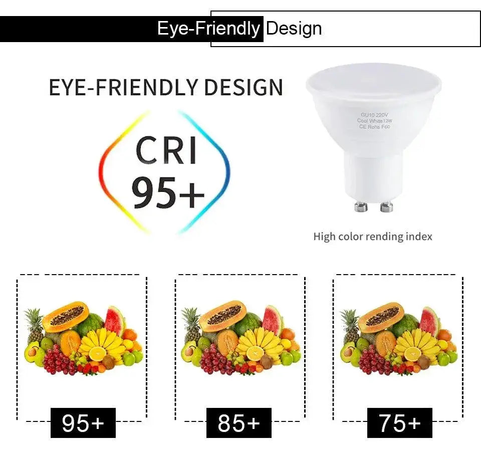 LED Bulb Set 10 Premium Bulbs Long Lasting Energy Efficient