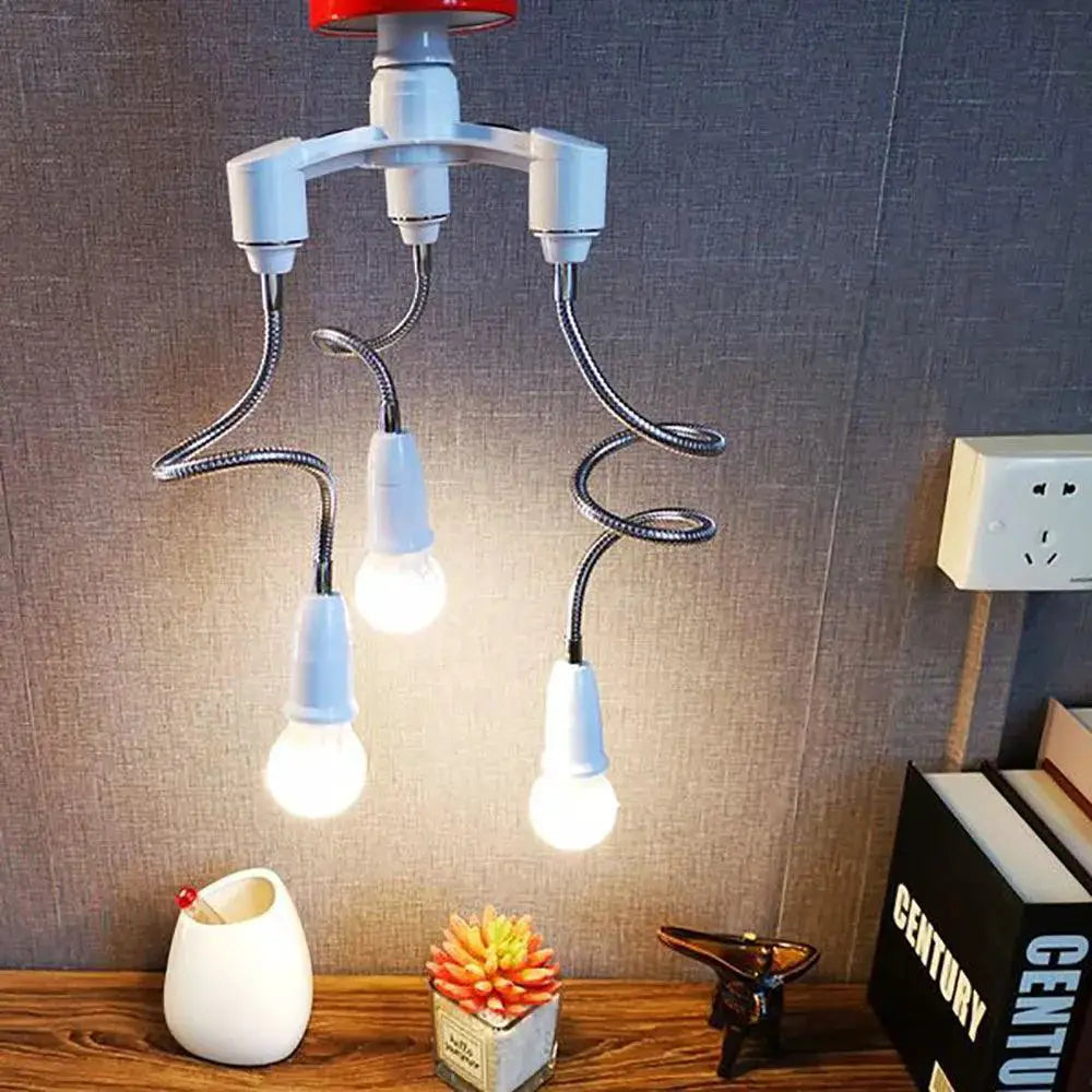 LED Bulb Socket Splitter E27 To E27 For Easy Lighting - OurLum.com