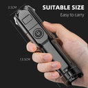 LED Camping Flashlight Torch USB Rechargeable Waterproof Zoomable