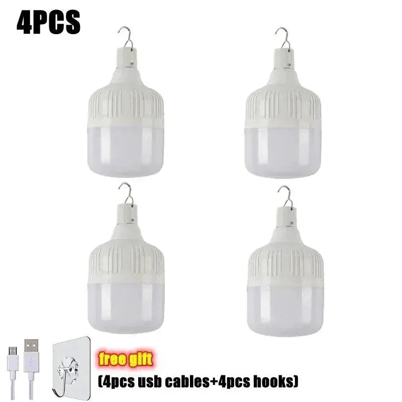 LED Camping Lantern USB Rechargeable Outdoor Light