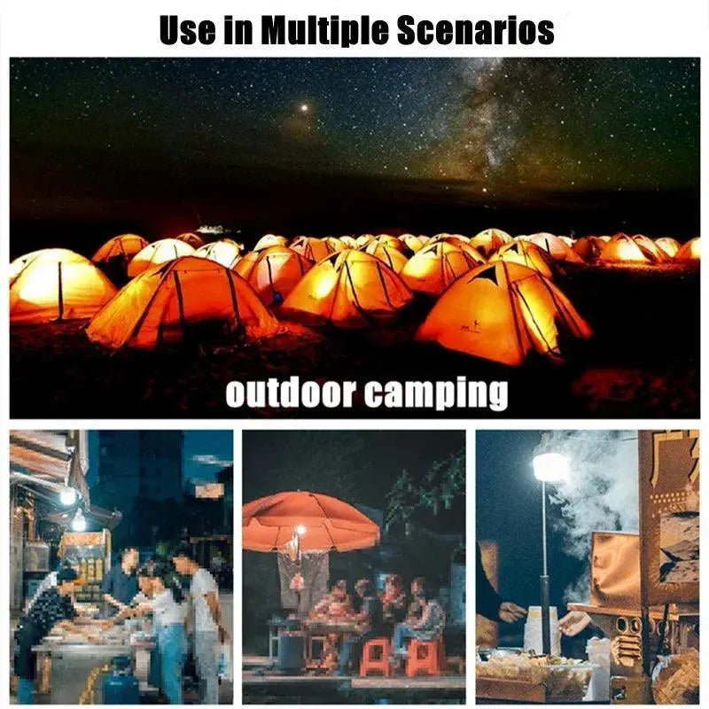 LED Camping Lantern USB Rechargeable Outdoor Light