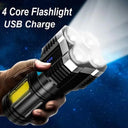 LED Camping Torch: Powerful Rechargeable Flashlight Outdoors