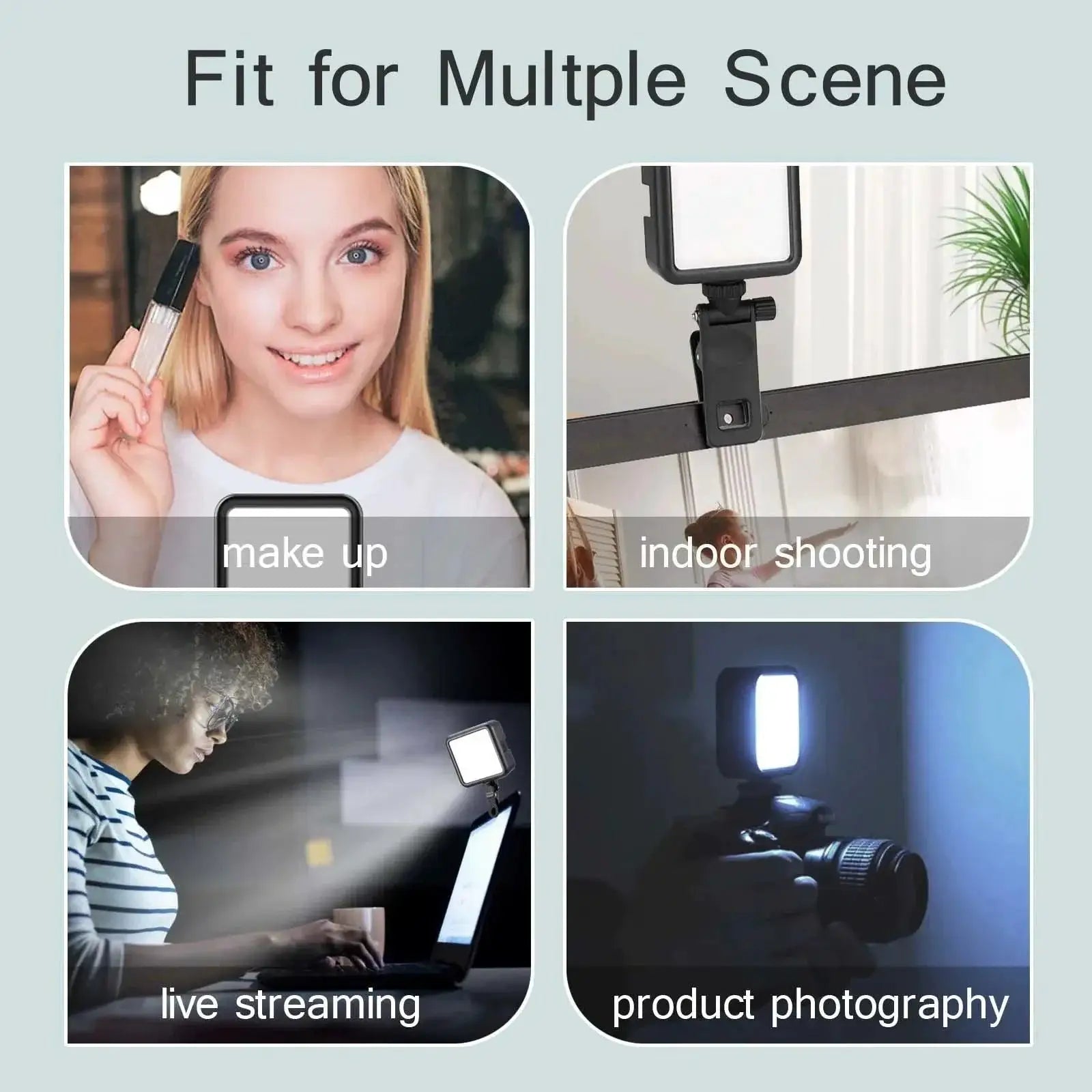 Bi Color LED Clip Light for Photography and Video Work - OurLum.com