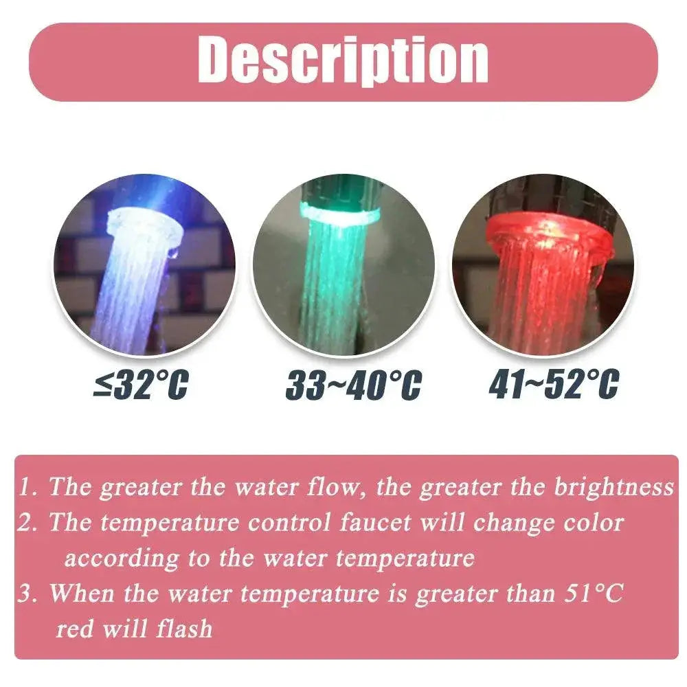 LED Color Changing Water Faucet Light For Magical Streams